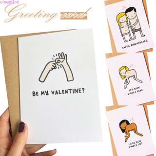 Creative Funny Greeting Card DIY Handwritten Card for Valentine's Day Birthday for Boyfriend Girlsfriend Handmade Card Great Gift Note Card Valentine's Day Card