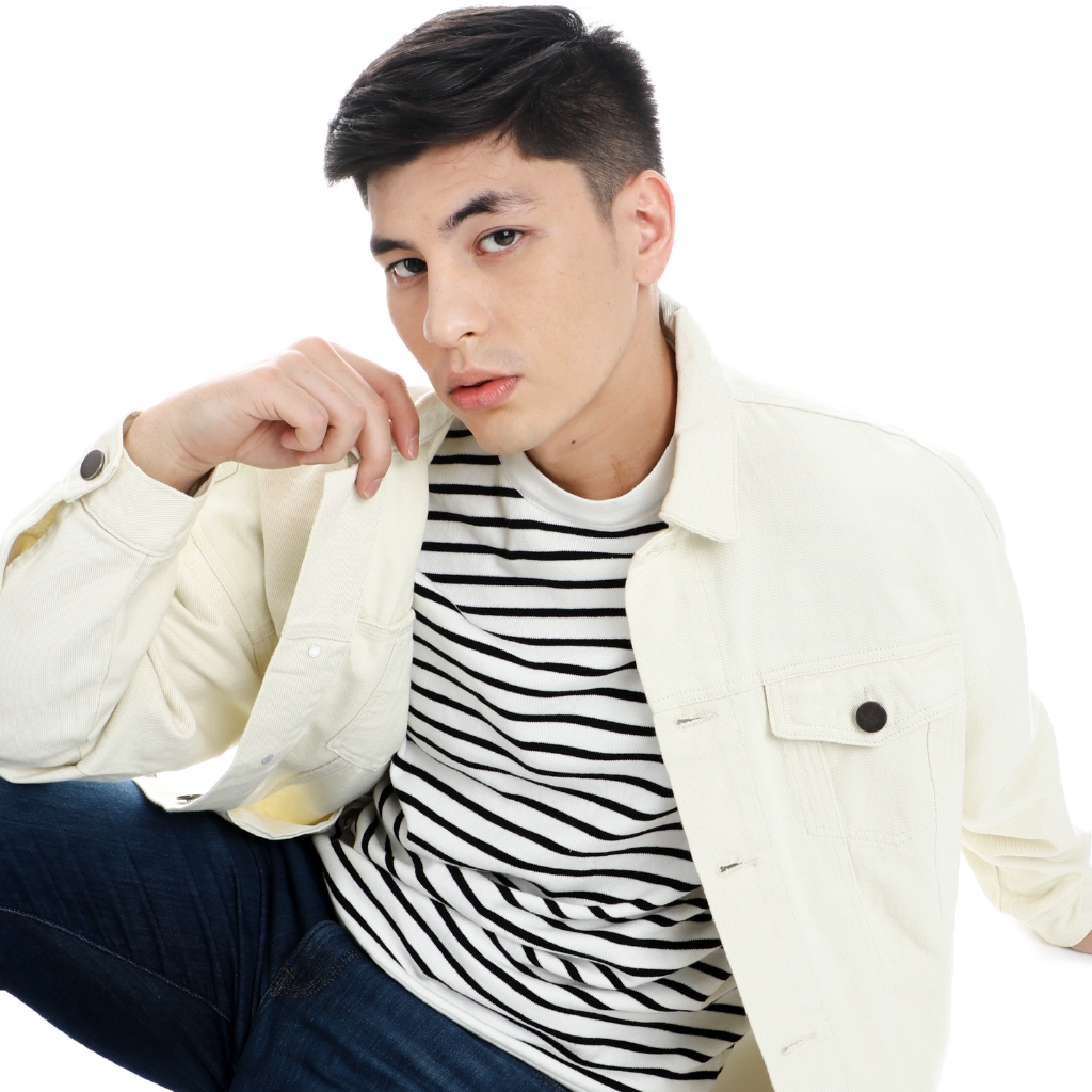 long denim trucker jacket