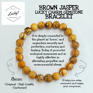 COD Brown Jasper Lucky Charm Gemstone Bracelet #2