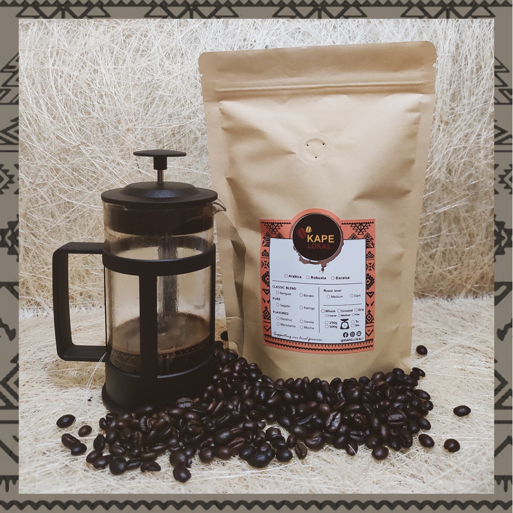 Bundle Promo Coffee Ground + French Press Pure Blended