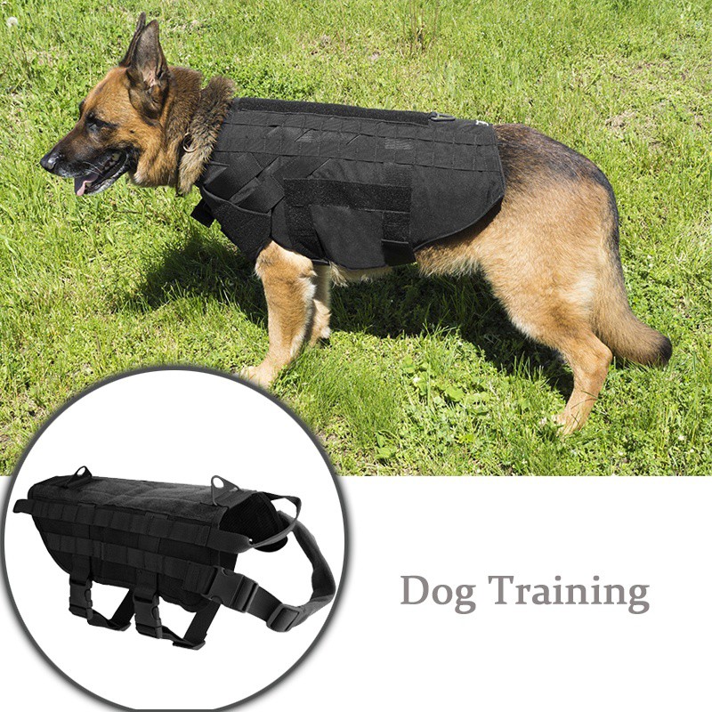 Outdoor Hunting Dog Army Tactical Dog Vest Pitbull Harness Labrador ...