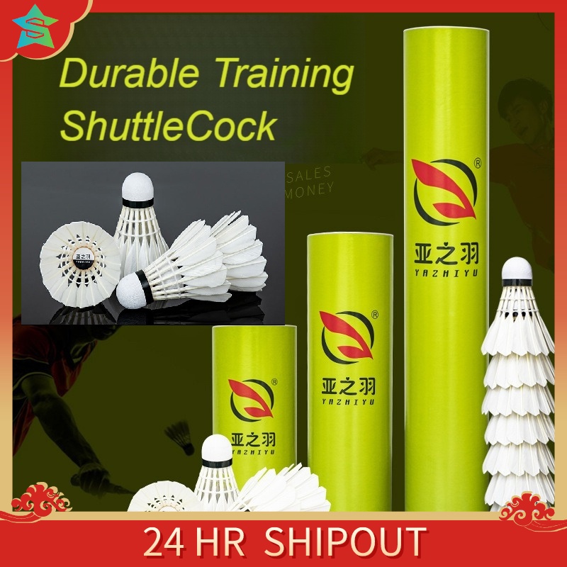 Shuttlecock 12pcs Yazhiyu Badminton Shuttle Birdie 1 tube Original RSL