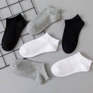 DX Basic Foot Socks Plain Color Ankle Sock