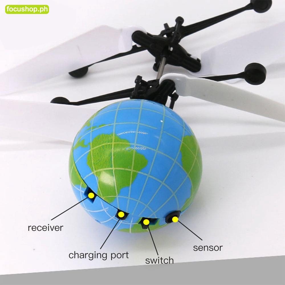 blue remote control helicopter