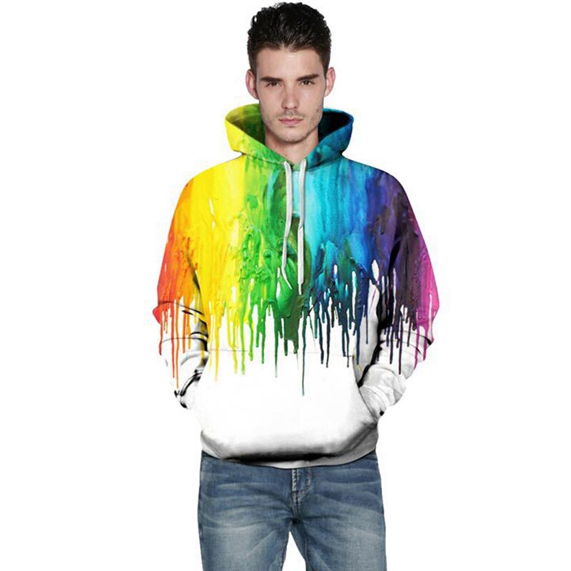 rainbow drip sweatshirt