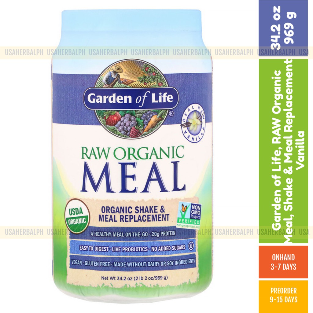 Garden Of Life Raw Organic Meal Shake Meal Replacement