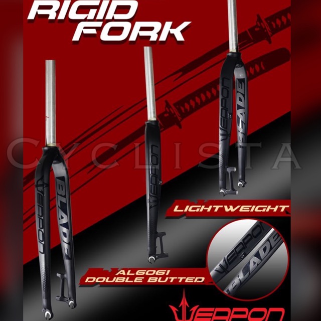 rigid fork 27.5 mtb