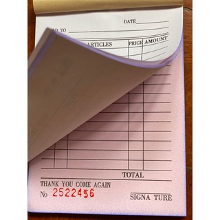 ORDER SLIP List Carbonless Receipt Resibo With Carbon/Receipt Paper ...