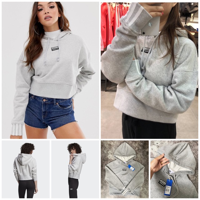 women's adidas originals vocal cropped hoodie