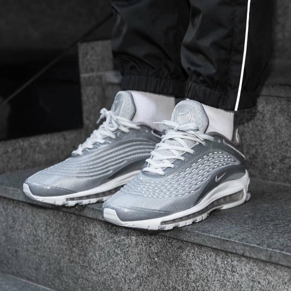 Danhui333 Nike Airmax 97 Deluxe “ Metallic Silver “ Running Shoes | Shopee  Philippines