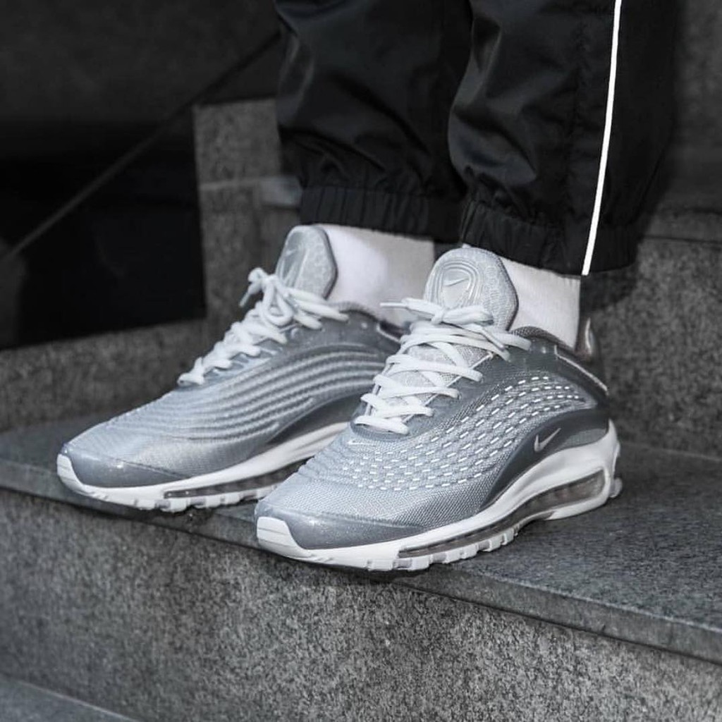 air max deluxe metallic silver