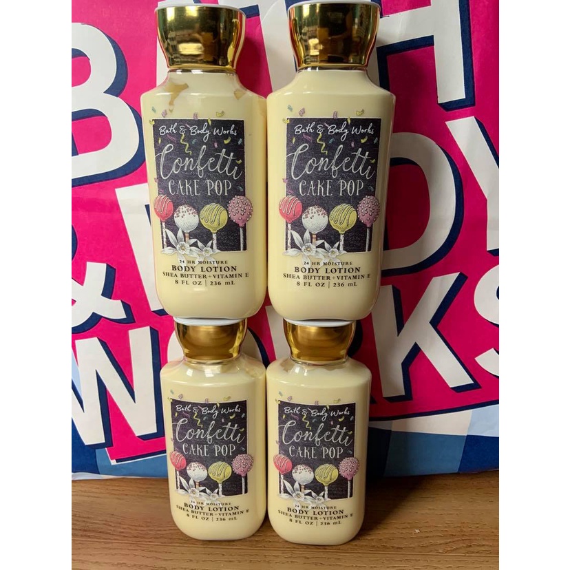 bbw confetti cake pop lotion