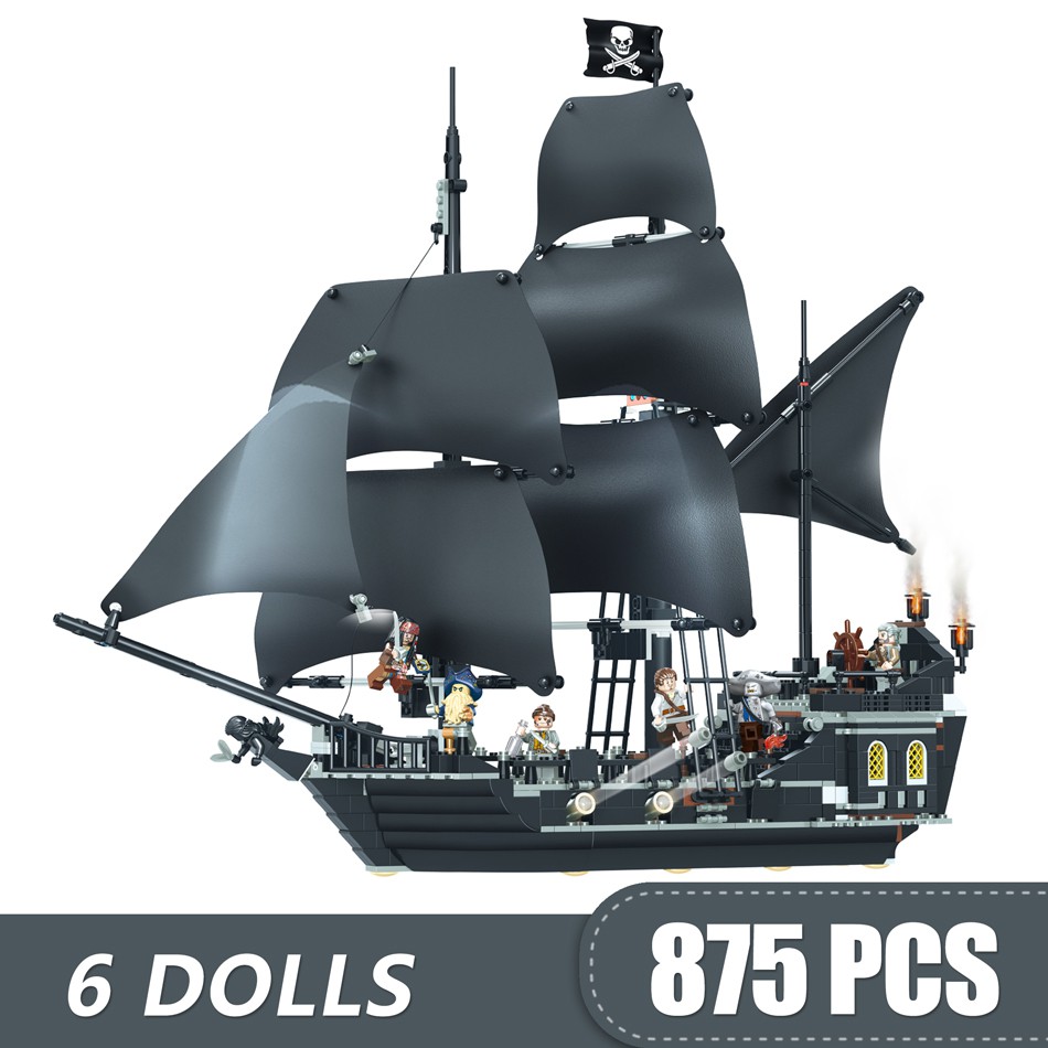 black pearl lego ship