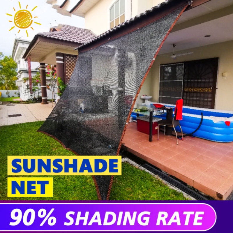 Anti-UV Sun Shade Net Shade Net Outdoor Garden Net Car Sunscreen Greenhouse Net Black Awning canopy