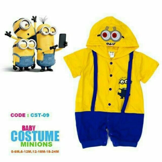 minions costume for baby boy