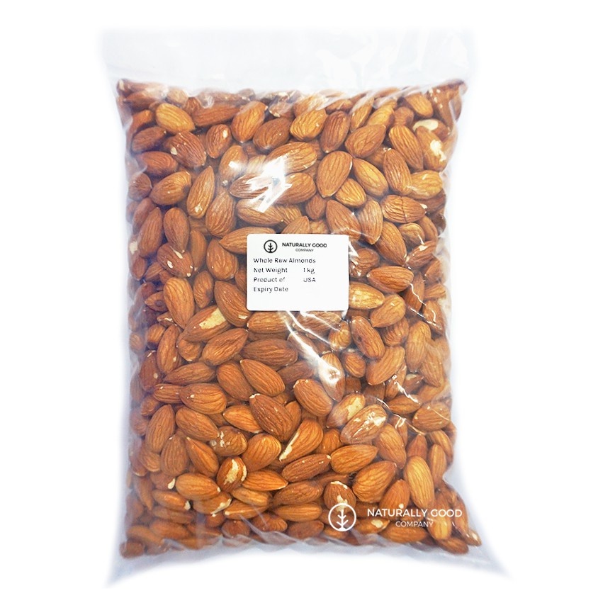 WHOLE RAW QUALITY ALMONDS (1KG AS PACKED) Shopee Philippines