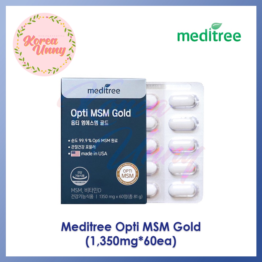 Meditree Opti MSM Gold (1,350mg*60ea) | Shopee Philippines