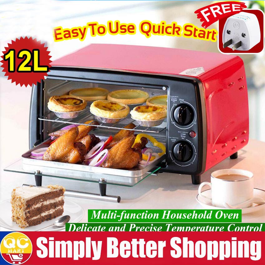 Mini 12L Multifunctional Home Kitchen Single Convection Oven Shopee Philippines