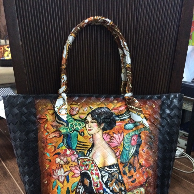 hand painted designer bags