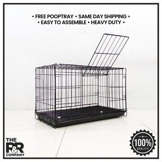 Heavy Duty Collapsible Cage Pet Dog Cat Rabbit Medium Large XL XXL Folding Crate Foldable Poop Tray