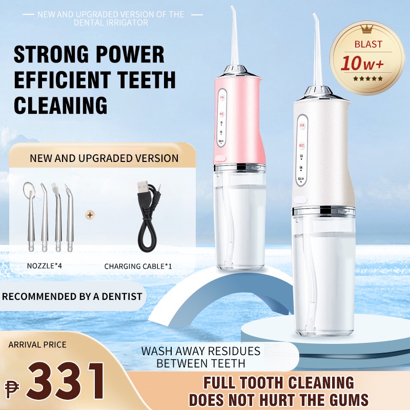 4 Heads 220ML Oral care Water Flosser Flosser Cordless Oral Irrigator