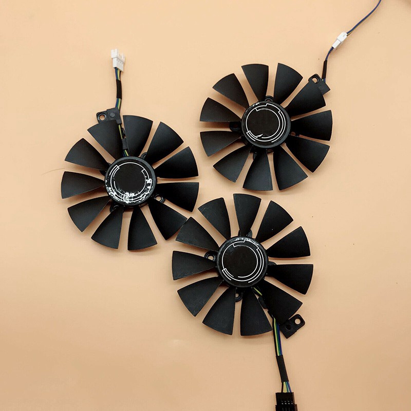 For ASUS ROG STRIX GTX1060 1070 1080TI Graphics Card Cooling Fan 4Pin ...