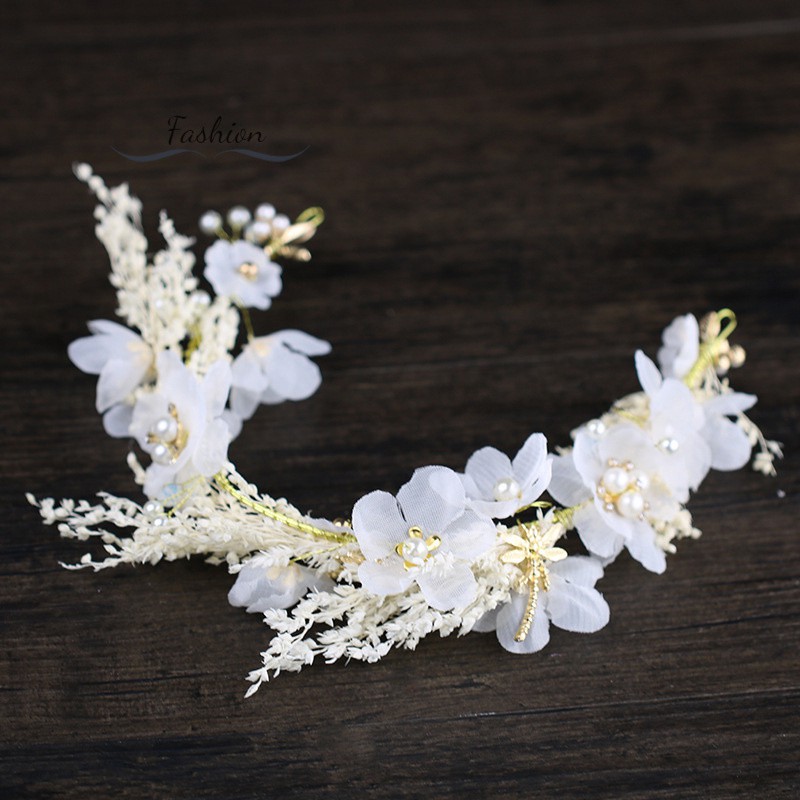 Sweet Wedding Hair Pin Ornaments Shining Gypsophila Handmade Bride