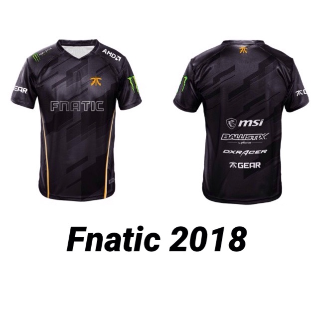 Fnatic 2018 E Sports Jersey