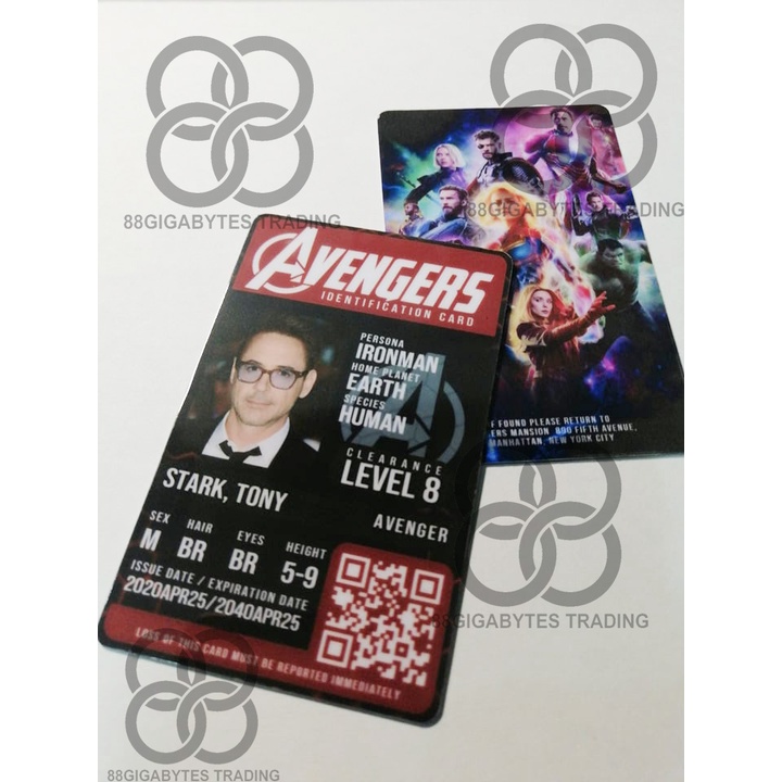 Printable Avengers Id Card