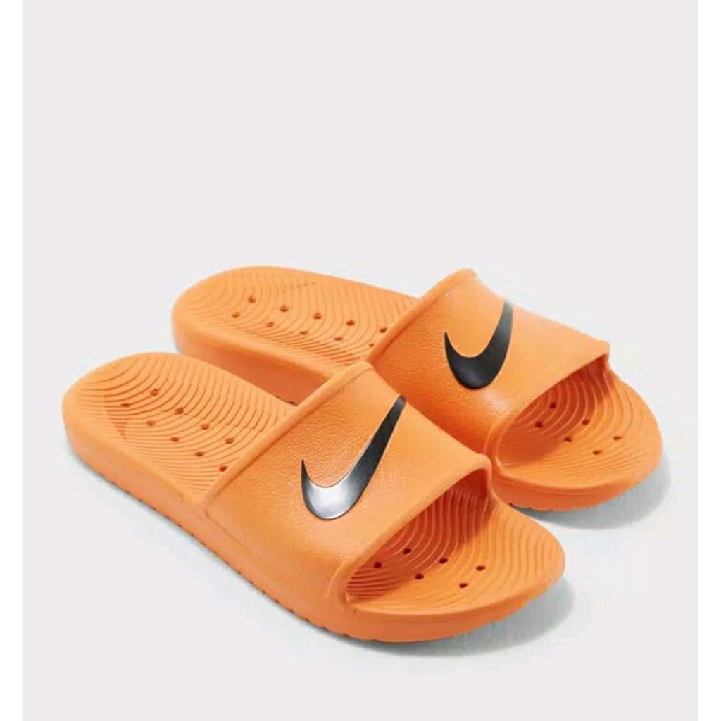 nike kawa slide orange