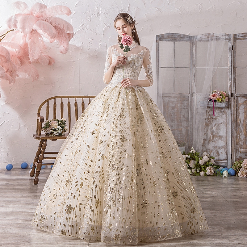gold star dress