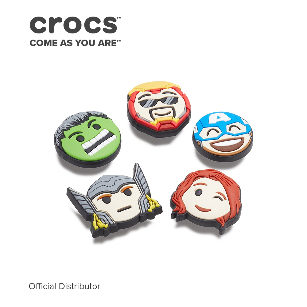 Crocs Jibbitz Avengers Emojis Pack Shopee Philippines
