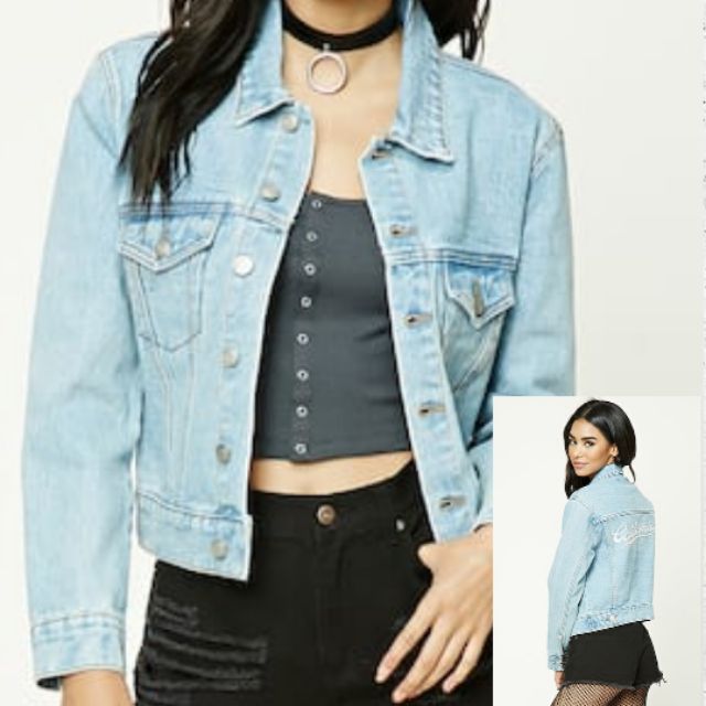 denim jacket shopee
