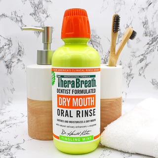 Therabreath Dry Mouth Oral Rinse Tingling Mint 16 Oz 