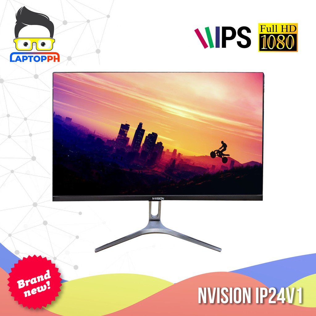 Download Nvision 1080p 24 inches IPS Frameless 5ms 75hz Gaming Monitor IP24V1 | Shopee Philippines