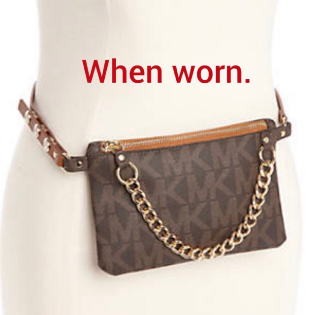 michael kors chain belt bag