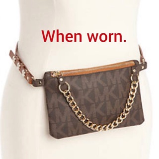 mk purse belt