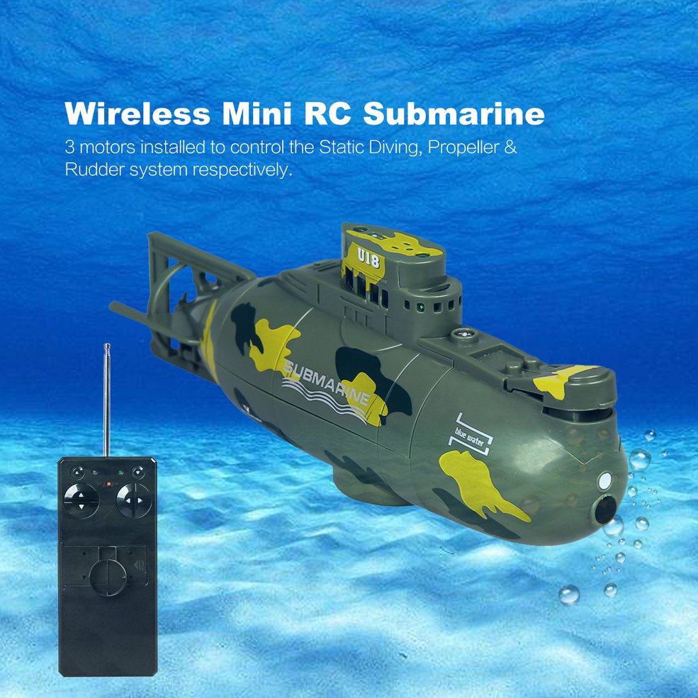 deep diving rc submarine