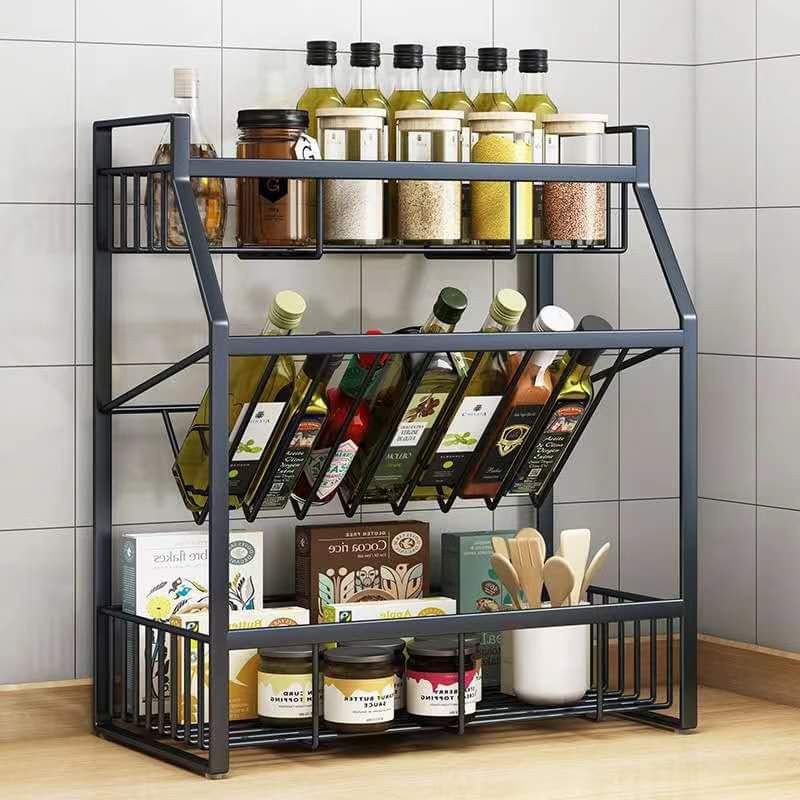 3 Tier Spice Rack Condiments Organizer | Shopee Philippines