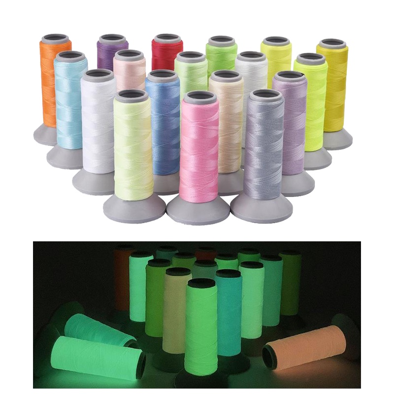 150D/500yards Luminous Embroidery Threads/Luminous Sewing Thread ...