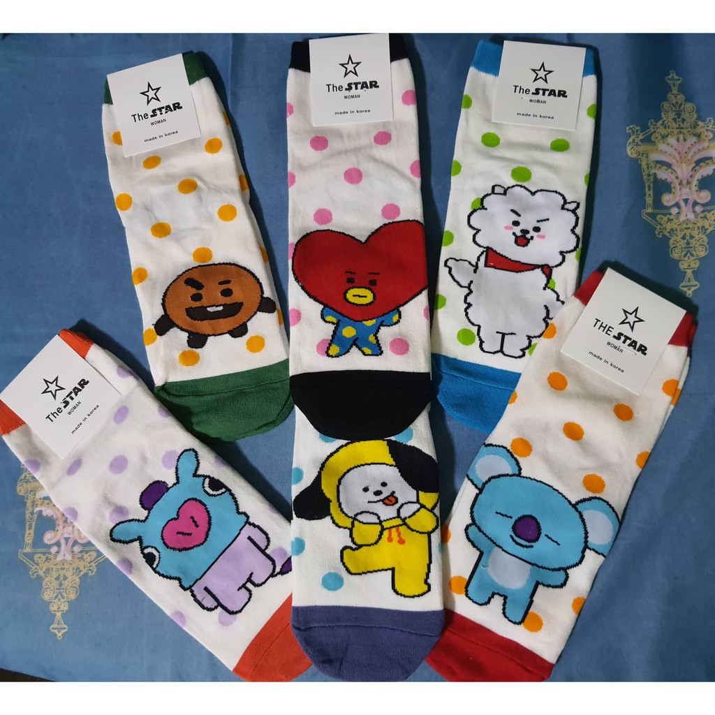 Bt21 Iconic Socks For Teens and Adult | Shopee Philippines