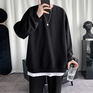 Collared hoodie men Spring Fashion loose INS solid color hip hop long sleeve student couple clothes #8