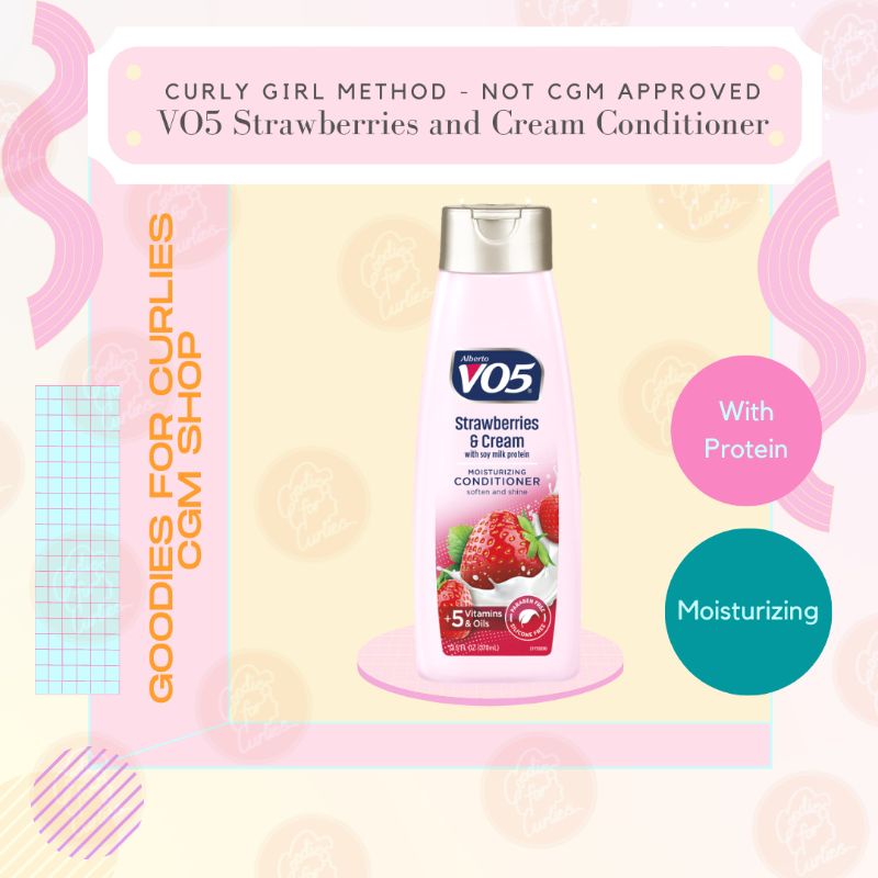 Vo5 Strawberries And Cream Conditioner 370ml New Formulation Vo502