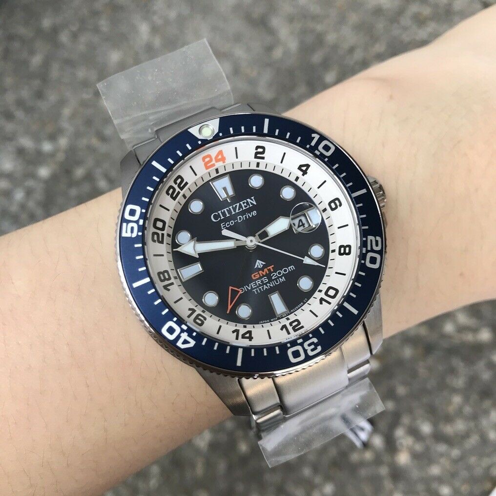 Citizen Promaster Diver Watch BJ7111-86L Blue Dial Titanium Case and Strap  Watch For Men | Shopee Philippines