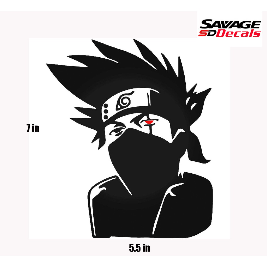 Kakashi Car  Motorcycle Sticker  Decal Shopee  Philippines