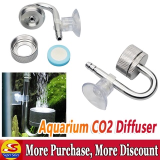 【SuperSales】Aluminum Regulator CO2 System Aquarium CO2 Diffuser Aquatic Control Bubble Atomizer