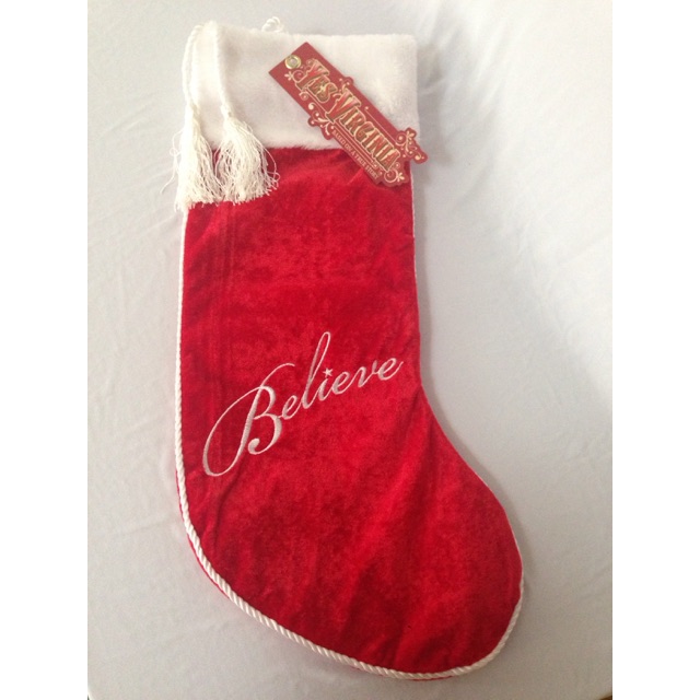 Macy's Believe Christmas Stocking Shopee Philippines