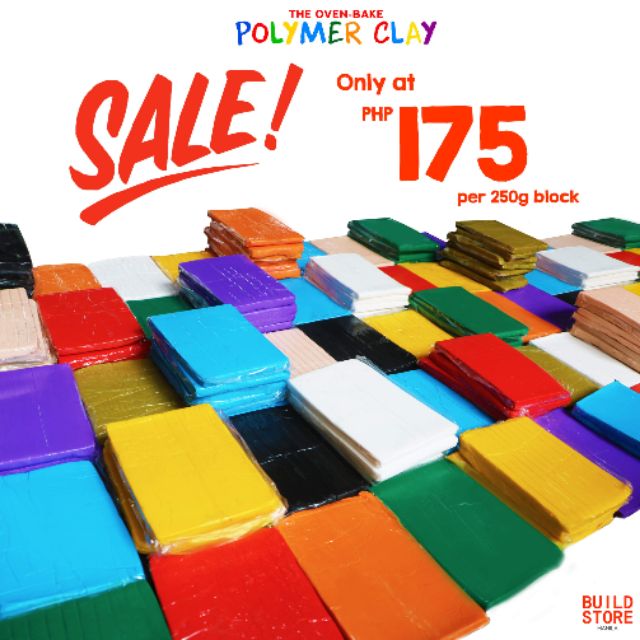 Polymer Clay 250g Block (Multiple Colors) Shopee Philippines