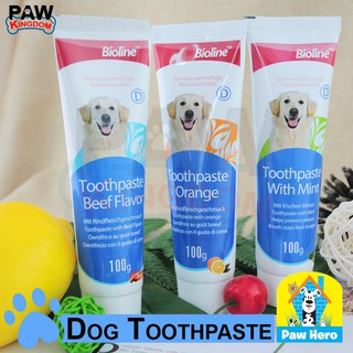 Bioline Toothpaste Dental Care Pet Dog Toothpaste 100g by PAW HERO (TOOTHPASTE ONLY)