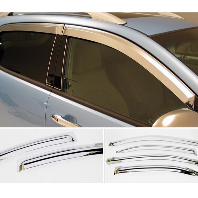 [Korea] [Hyundai] CHROME WINDOW VISOR / DOOR VISOR / RAIN VISOR for ...